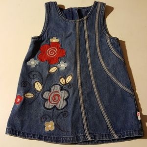 Koala kids jean flower dress US 48 months (4)